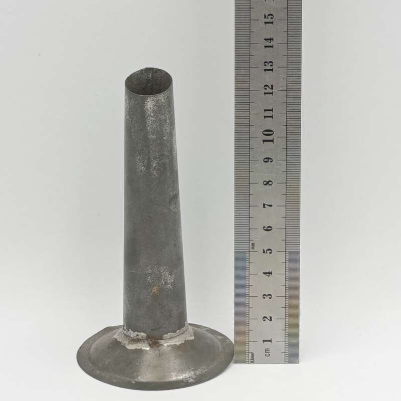 Vintage sausage stuffer spout for meat mincer - diameter 70mm