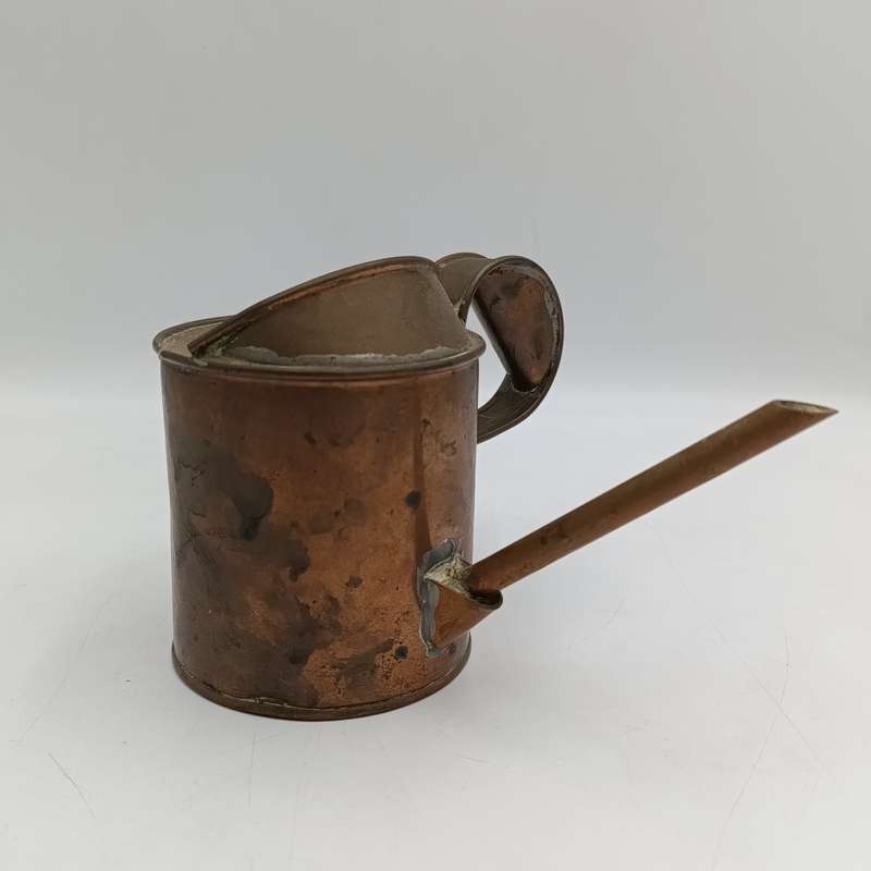 Vintage Diamond brand English make copper small oil can - possibly railways
