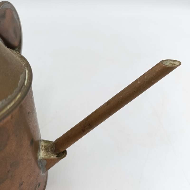 Vintage Diamond brand English make copper small oil can - possibly railways