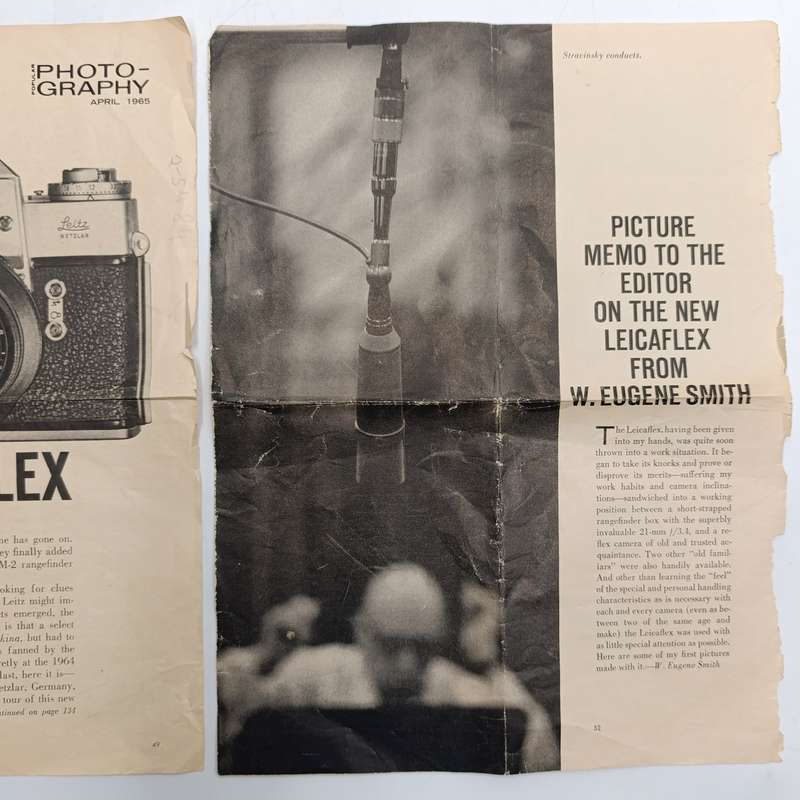 Vintage Leica instruction books with other Leica documents