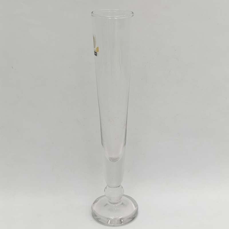 Vintage crystal flower vase made in Chile - in original box