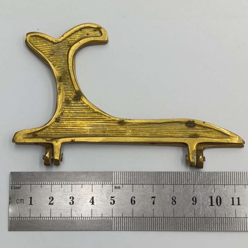 Pair of Vintage brass plate stands