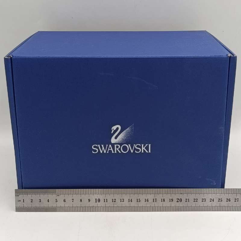 Swarovski Jonquil  Leaves Vase - designed by Yasmine Hurel - in box