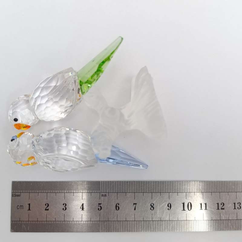 Swarovski Crystal Budgies figurine in box