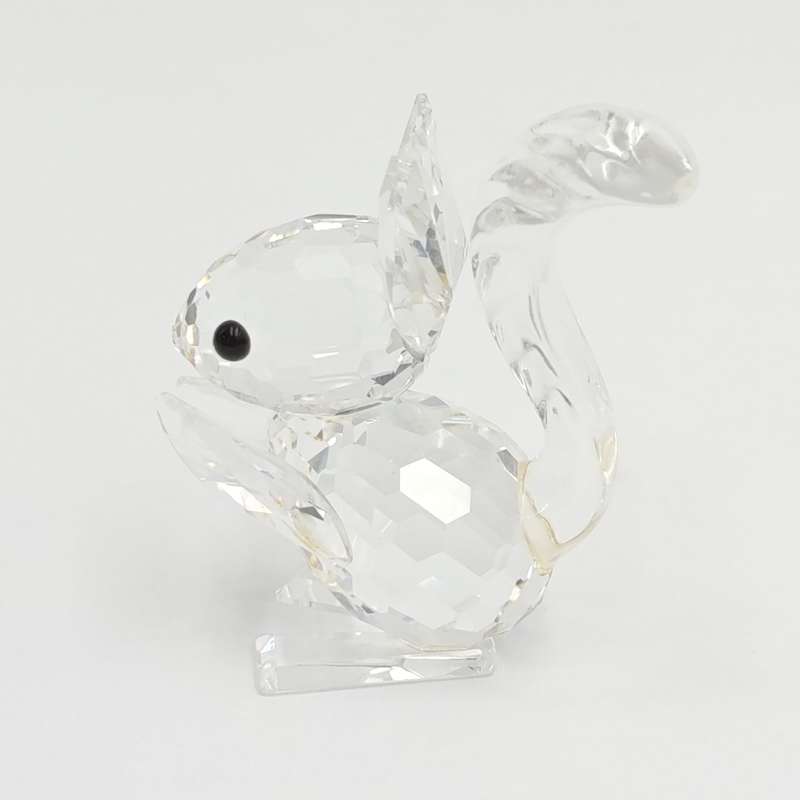 Swarovski silver crystal #7662 Squirrel figurine in box