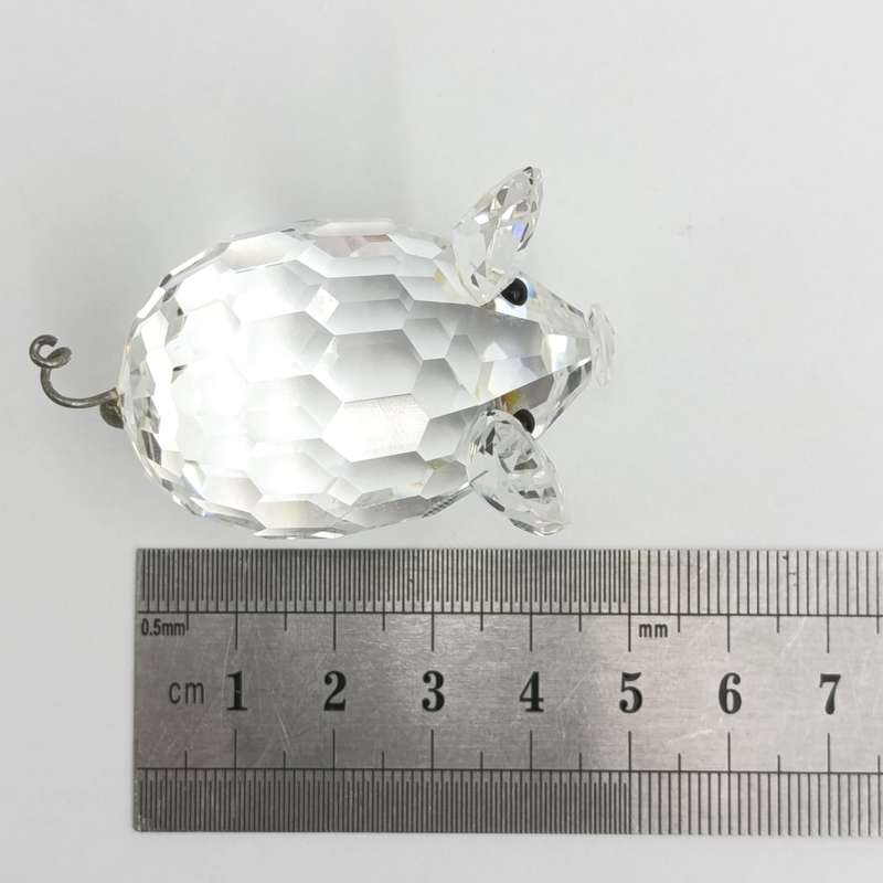 Swarovski silver crystal Mini Pig figurine #7638 in box