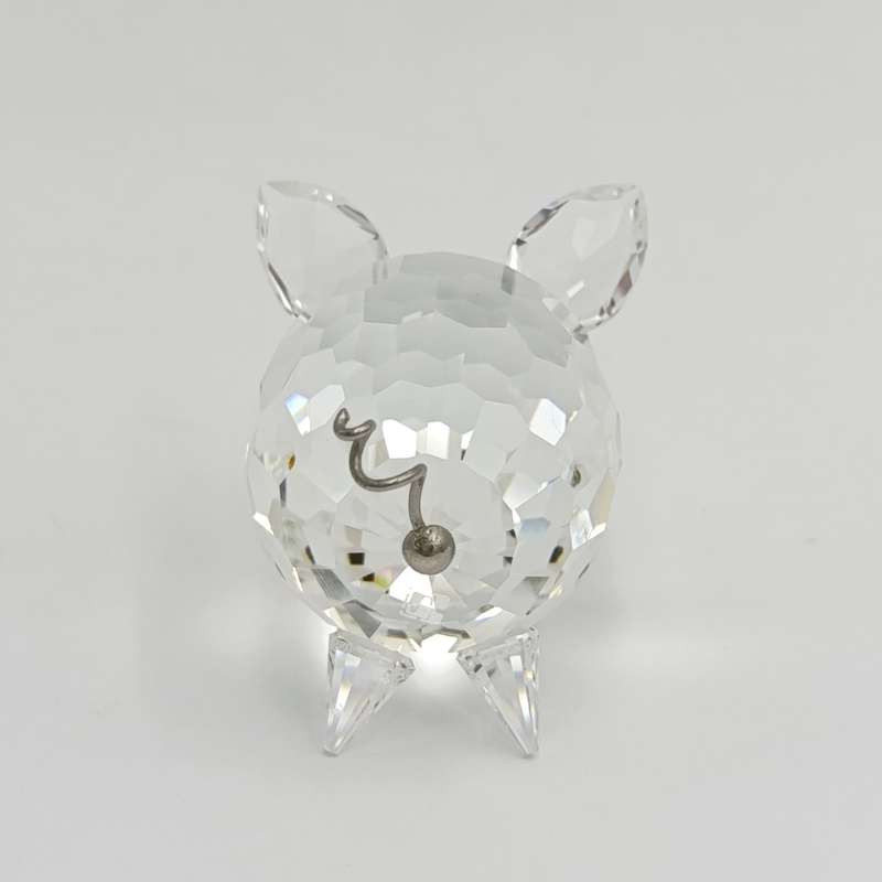 Swarovski silver crystal Mini Pig figurine #7638 in box