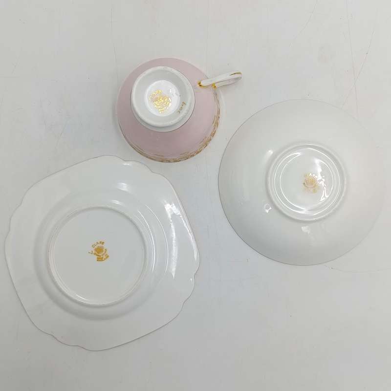 Vintage Clare Porcelain trio