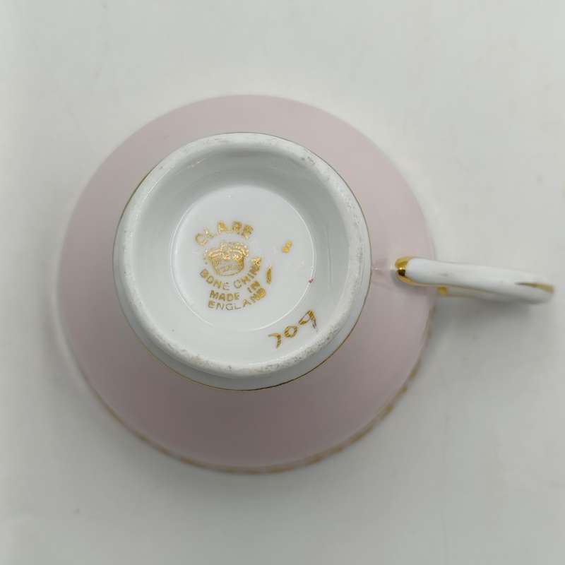 Vintage Clare Porcelain trio