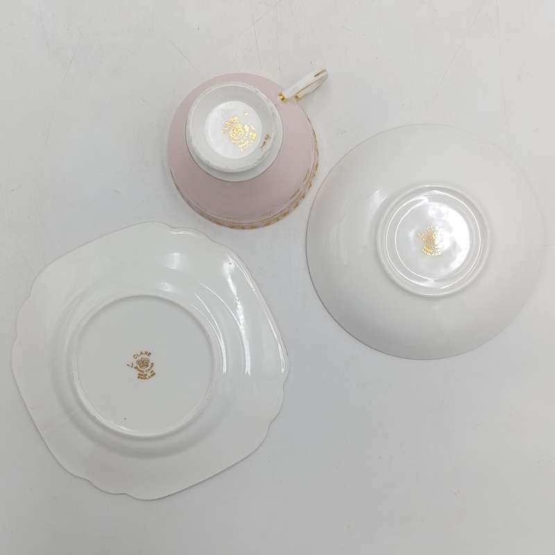 Vintage Clare Porcelain trio
