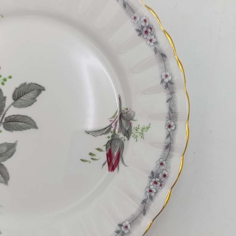Vintage Royal Stafford "Roses to Remember" pattern porcelain trio