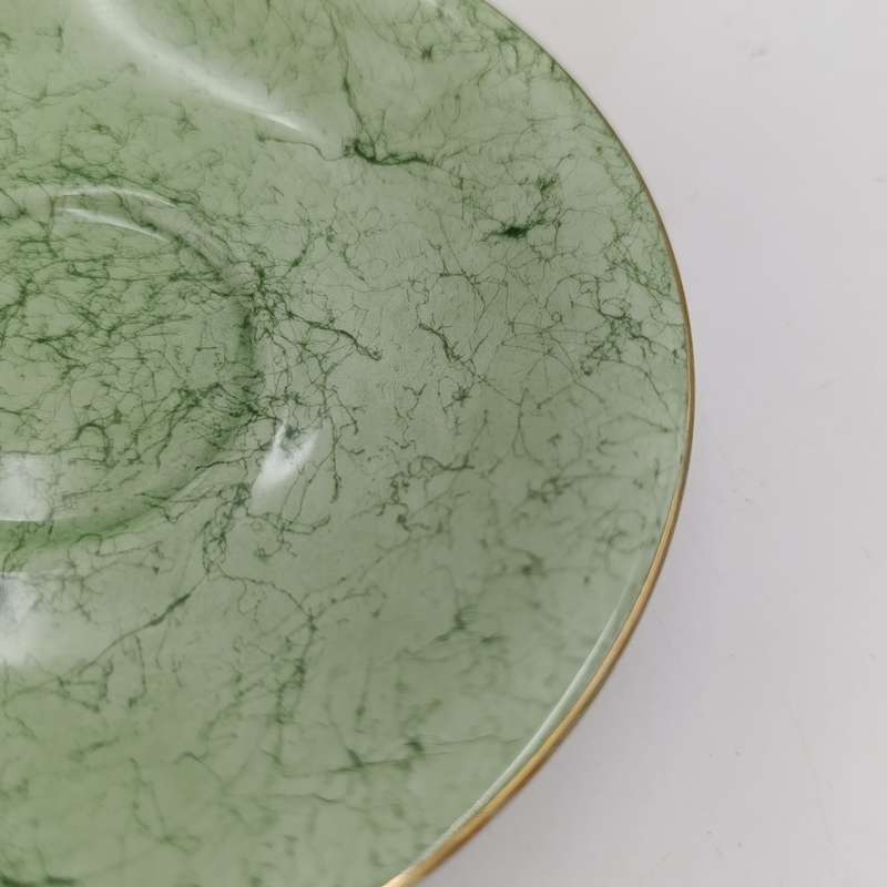 Vintage Royal Albert Gossamer pattern Porcelain trio - green