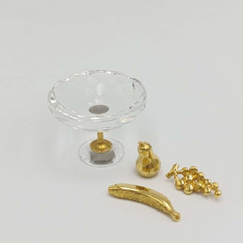 Swarovski Crystal memories fruit bowl with fruit ornament in box