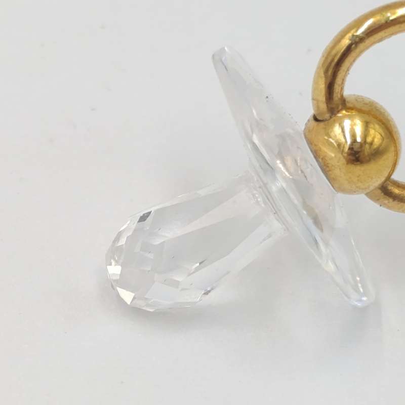 Swarovski Crystal memories pacifier dummy ornament