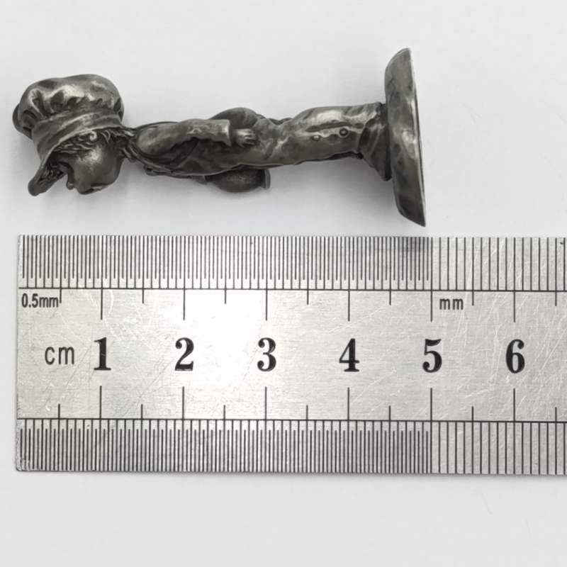 Vintage Little Gallery fine pewter Christmas carols boy and girl