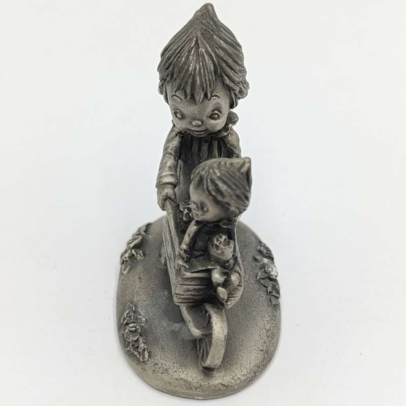 Vintage Little Gallery fine pewter Betsey's Sunshine day figurine