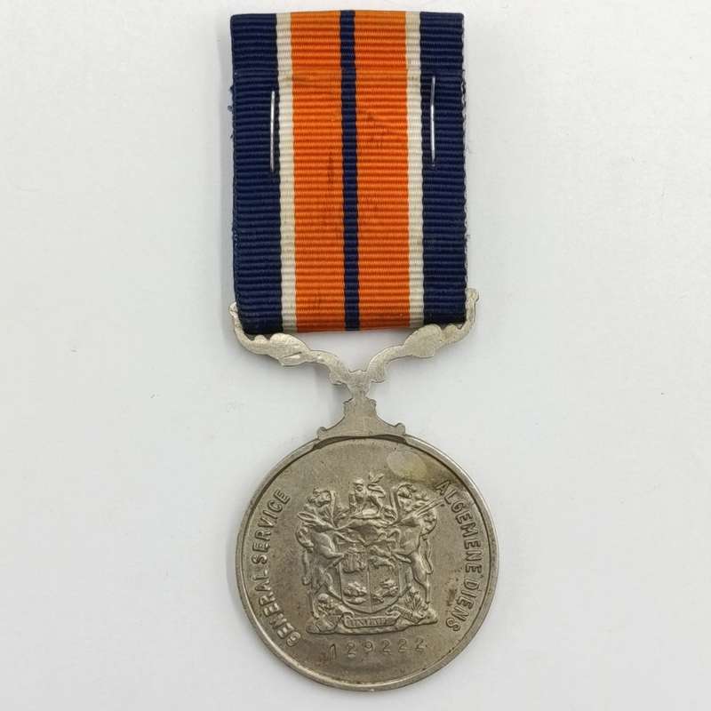 Pair of SADF General Service and Unitas medals