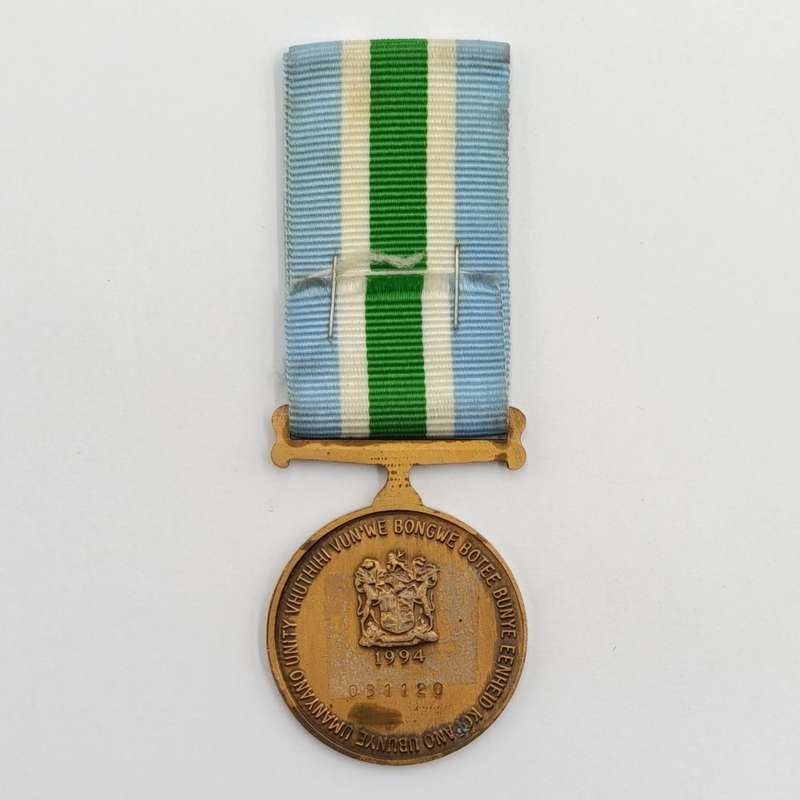 Pair of SADF General Service and Unitas medals
