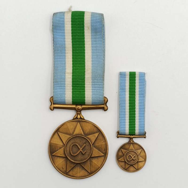 SADF Unity medal with miniature #031199