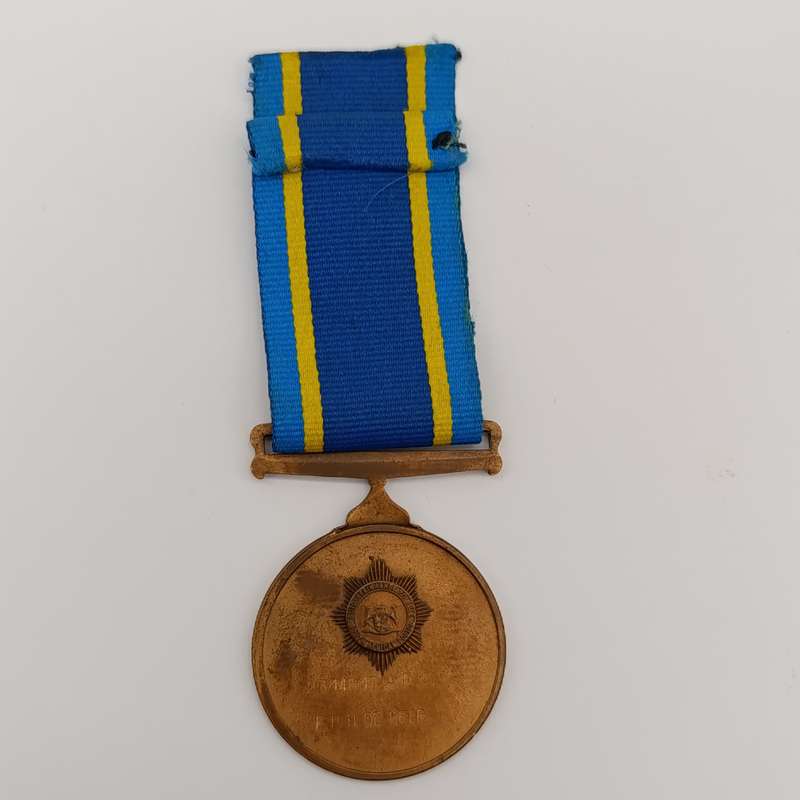 SA Police 75 Year medal issued to 234484T.A.R Constable FPH de Beer