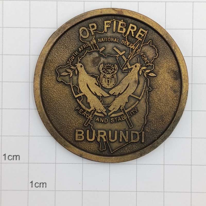 SANDF OP Fibre Burundi medallion