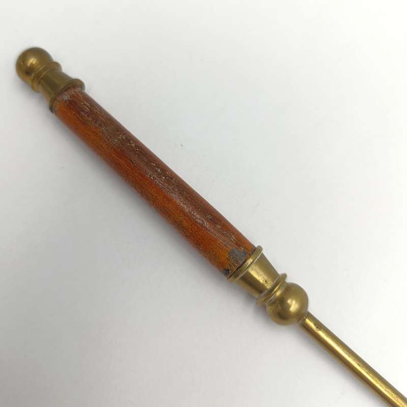 Vintage brass candle snuffer