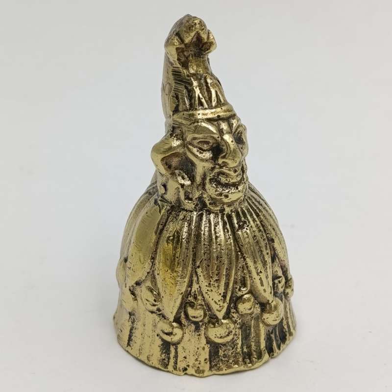 Vintage Brass Court Jester Bell