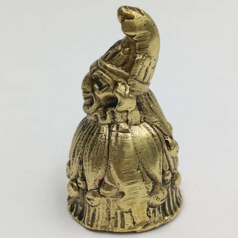 Vintage Brass Court Jester Bell