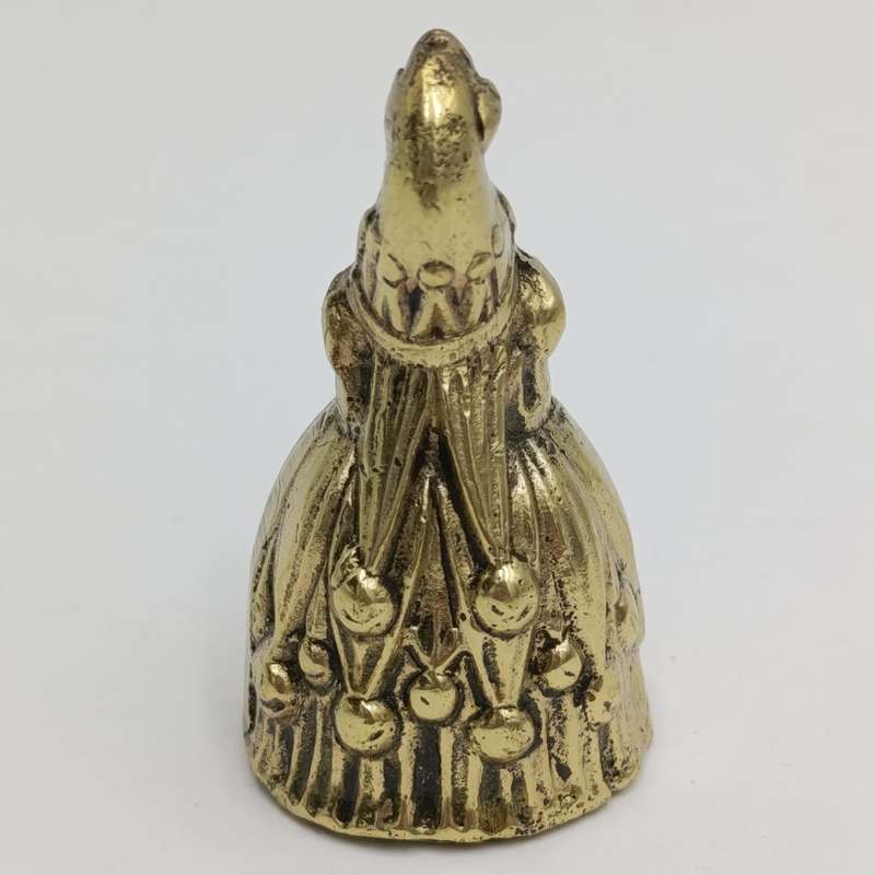 Vintage Brass Court Jester Bell