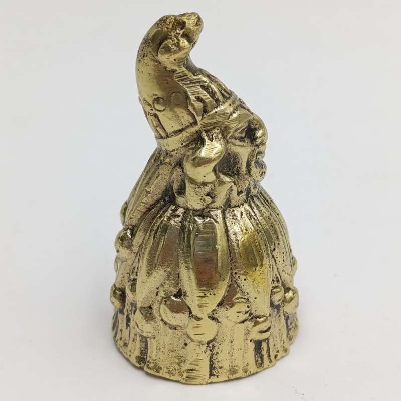 Vintage Brass Court Jester Bell