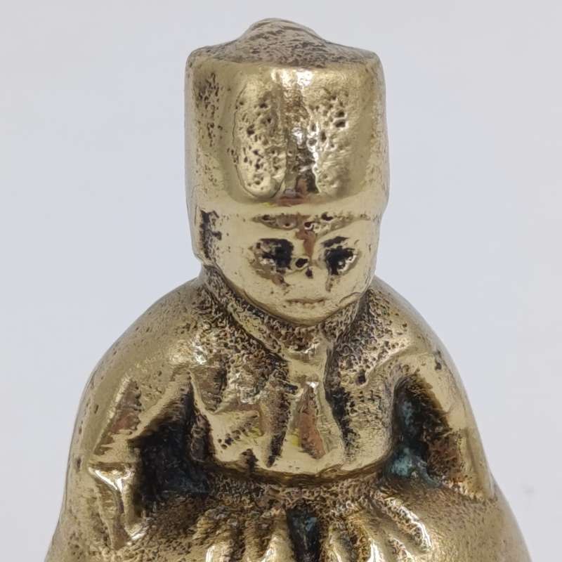 Vintage Brass little Dutch boy bell