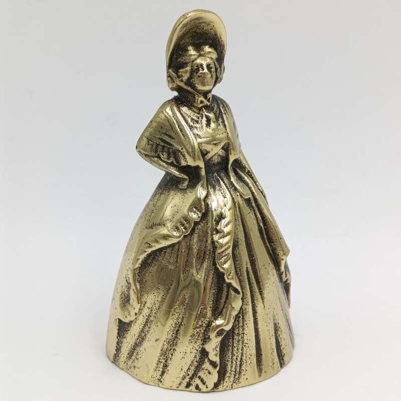 Vintage Brass Lady Peerage Bell