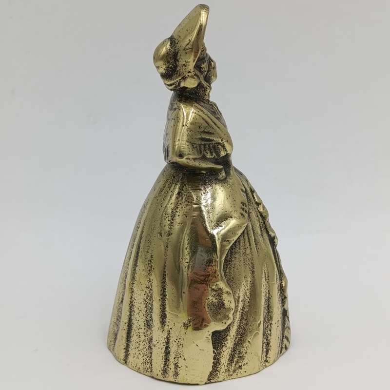 Vintage Brass Lady Peerage Bell
