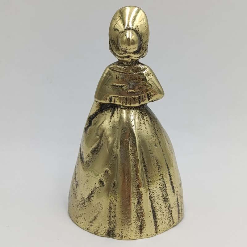 Vintage Brass Lady Peerage Bell