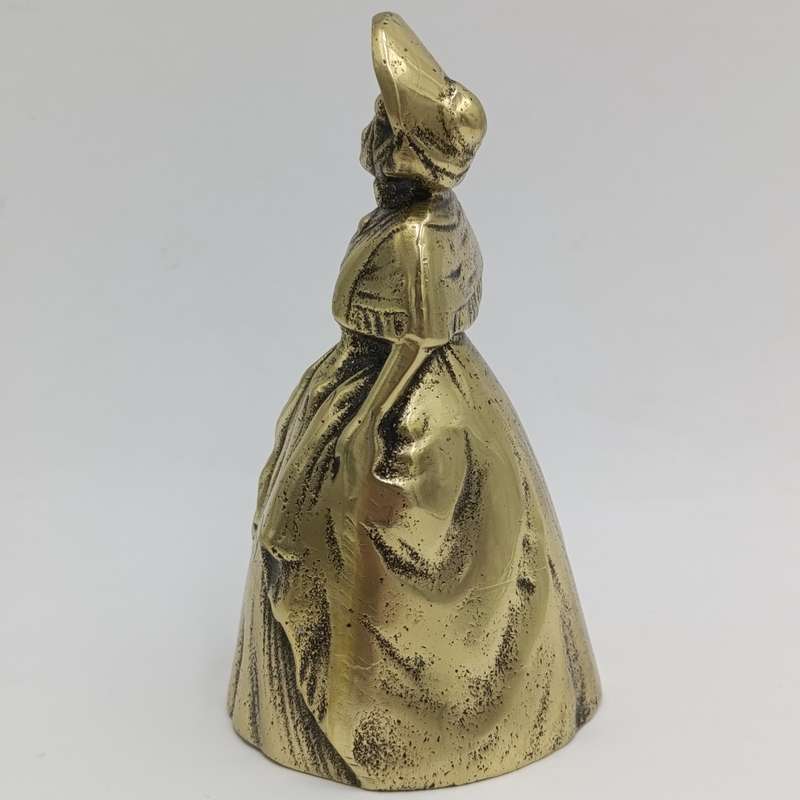 Vintage Brass Lady Peerage Bell