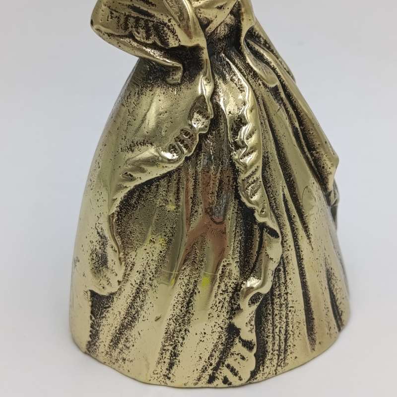 Vintage Brass Lady Peerage Bell