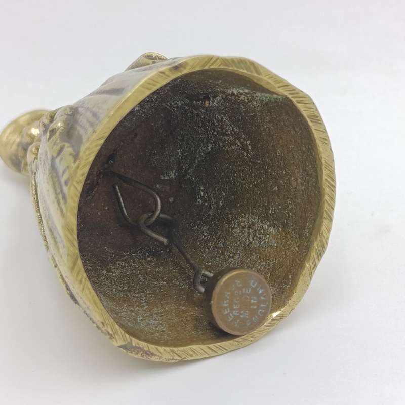 Vintage Brass Lady Peerage Bell