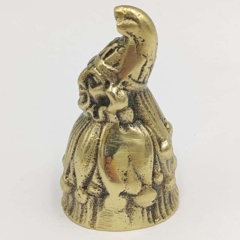 Vintage brass Court Jester Bell