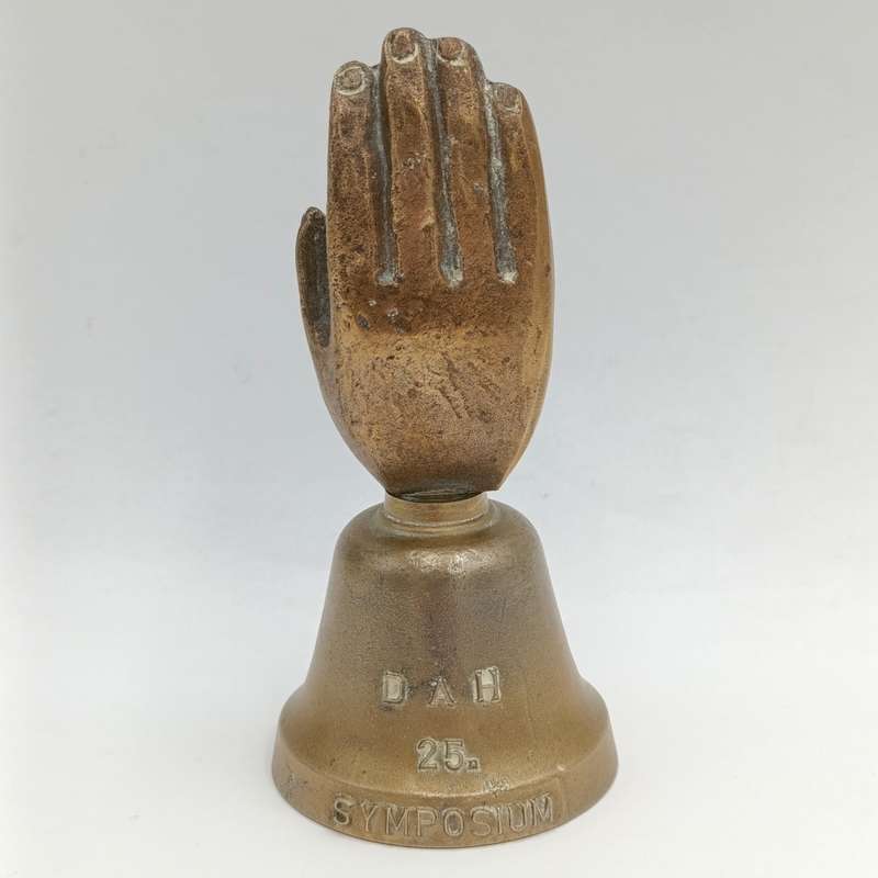 Vintage DAH Hamburg Symposium 1984 Copper hand bell