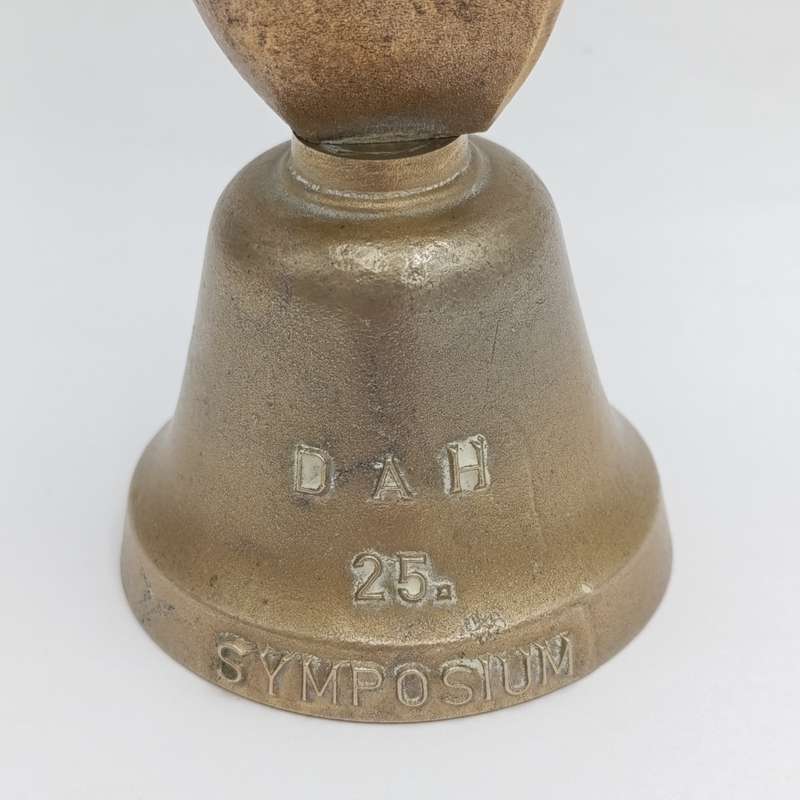 Vintage DAH Hamburg Symposium 1984 Copper hand bell