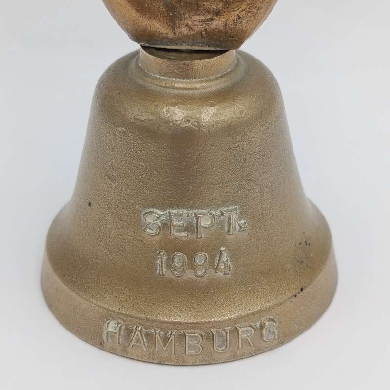 Vintage DAH Hamburg Symposium 1984 Copper hand bell