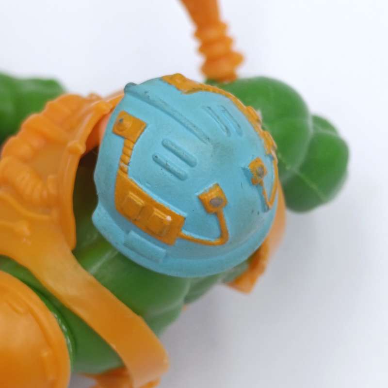 Vintage Masters of the Universe Man-at-Arms figurine with weapons and accessories