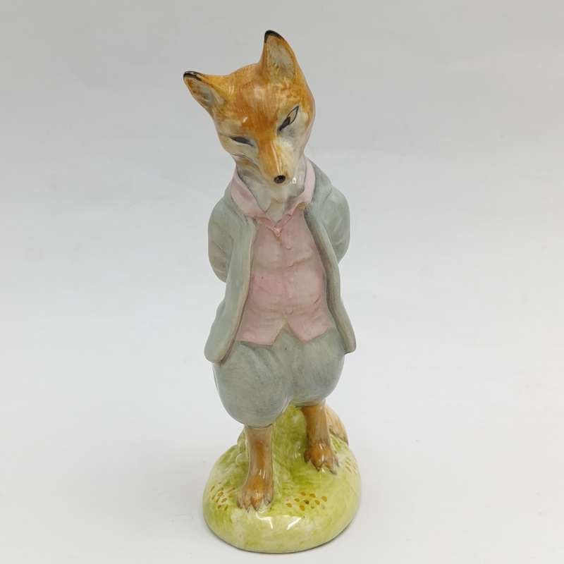 Vintage Beswick Beatrix Potter's Foxy whiskered Gentleman porcelain figurine