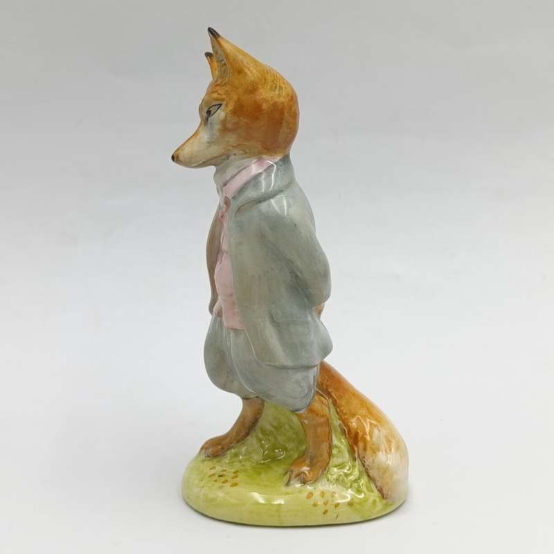 Vintage Beswick Beatrix Potter's Foxy whiskered Gentleman porcelain figurine