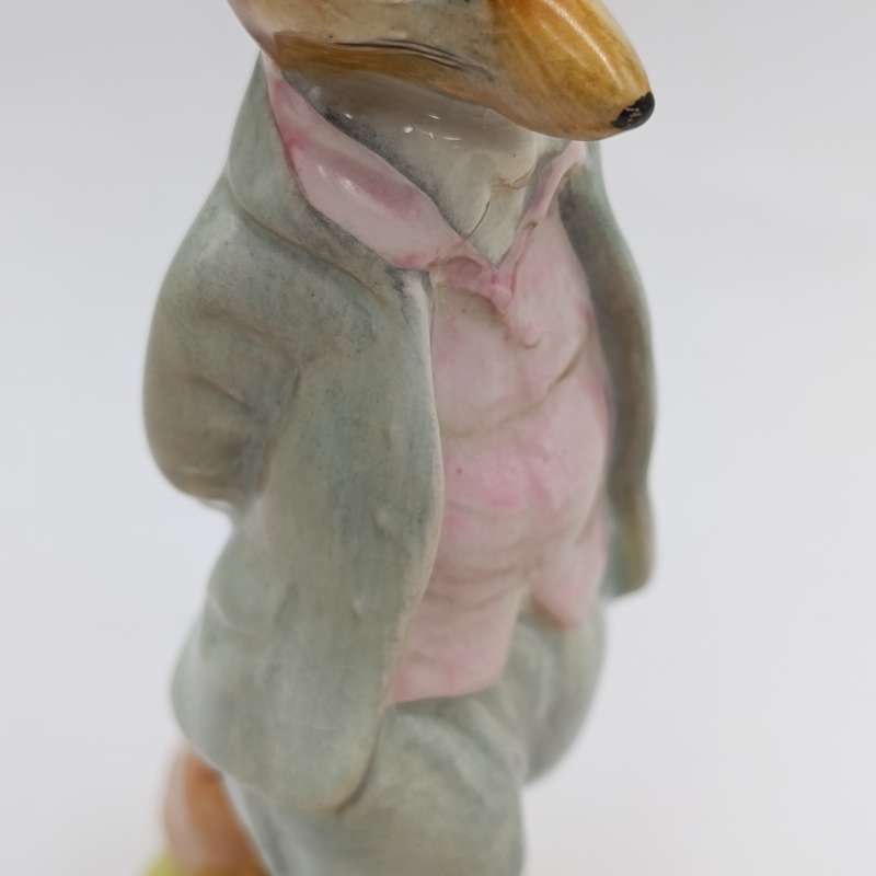 Vintage Beswick Beatrix Potter's Foxy whiskered Gentleman porcelain figurine