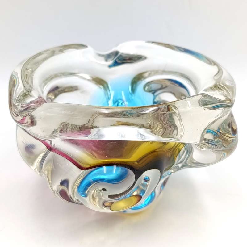 Beautiful Vintage Murano glass ashtray