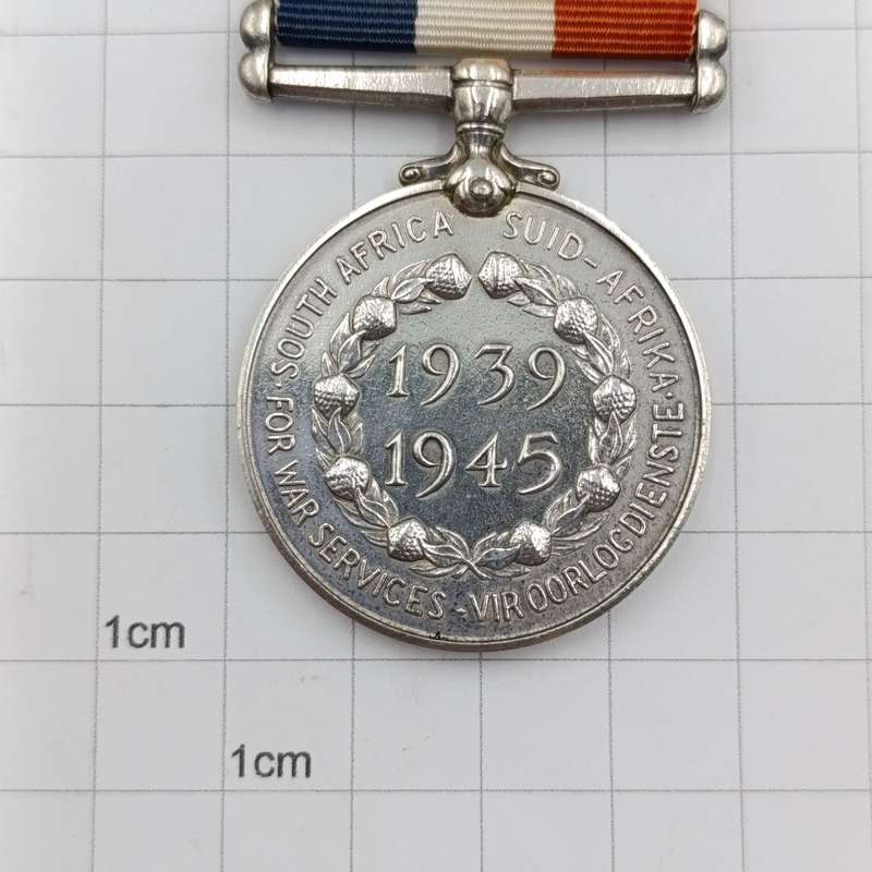 WW2 1939-1945 South African war services medal