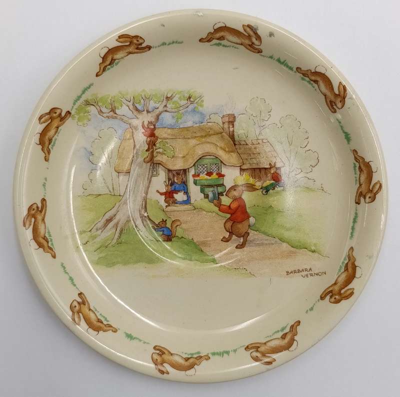 Vintage Royal Doulton Bunnykins Barbara Vernon saucer