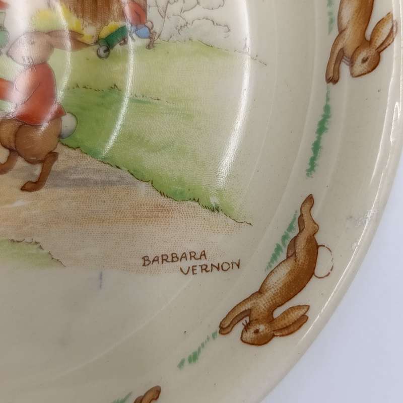 Vintage Royal Doulton Bunnykins Barbara Vernon saucer