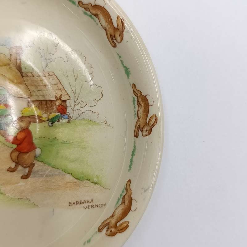 Vintage Royal Doulton Bunnykins Barbara Vernon saucer
